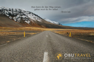 Bruce Lee Spruch Landschaft