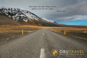 Bruce Lee Spruch Landschaft